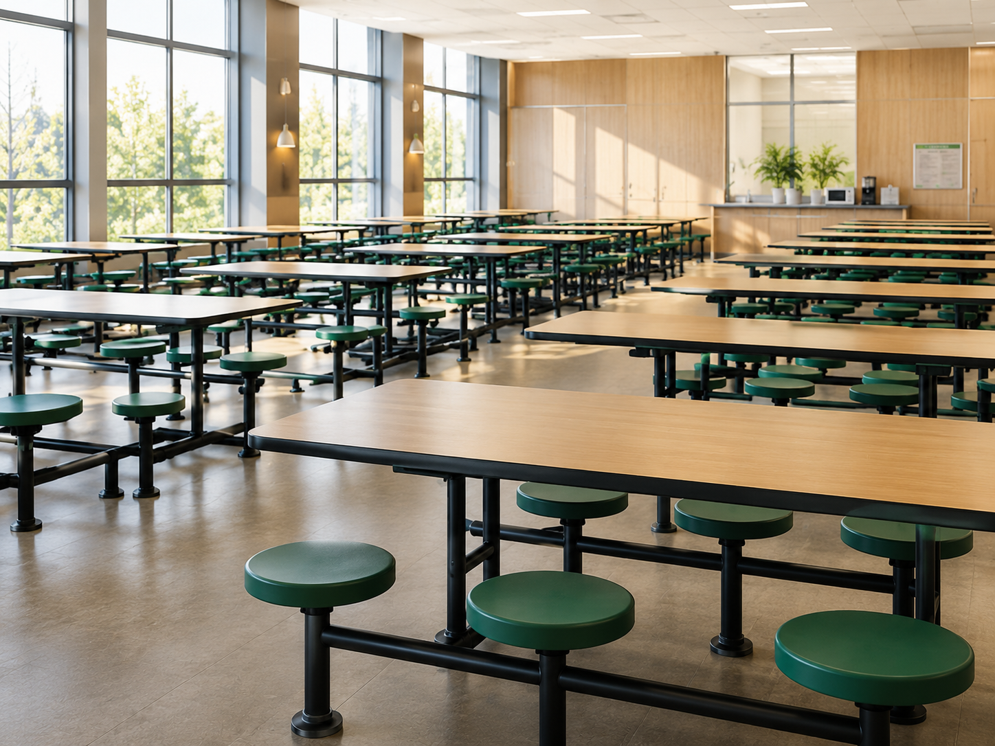 cafeteria furniture solutions for school dining halls and educational campuses